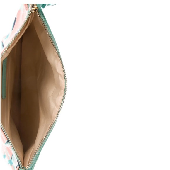 Rachel Pally Reversible Rectangular Tropical Foldover Clutch - Picture 6 of 12